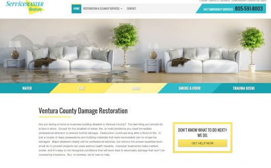 ServiceMaster Restoration Website