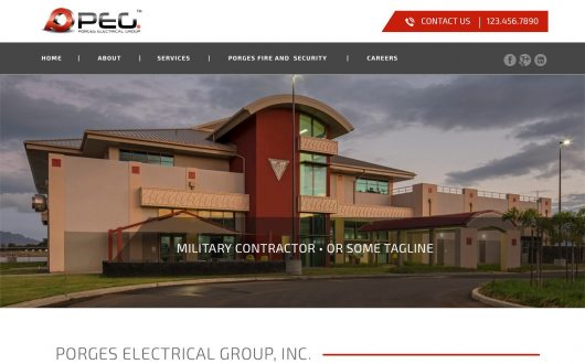 Commercial Electrical Website