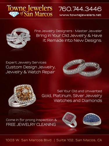 Ad with jewelry photography 