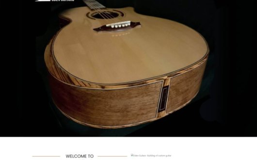 Guitar Builder Website Design, Vista CA