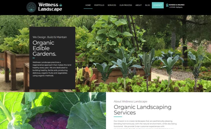 Landscape Design Website, Encinitas CA