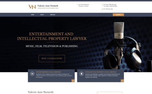 Lawyer Website, Encinitas, Ca