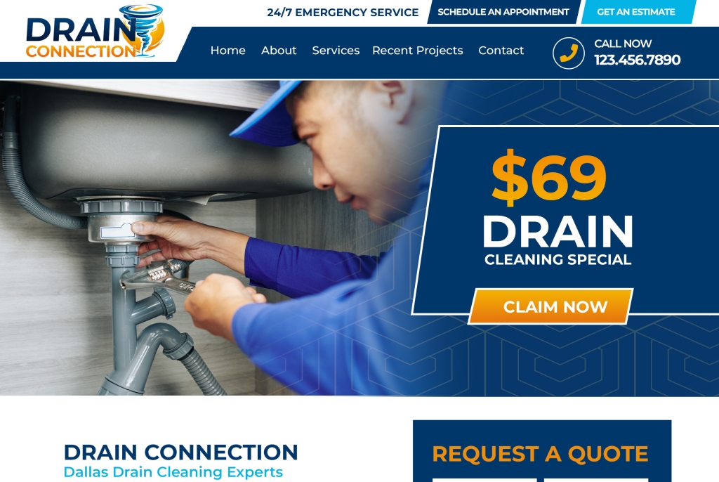 Drain Cleaning Website