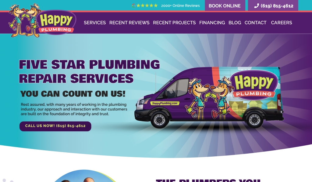 Plumbing Company Website