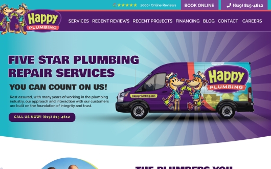 Plumbing Company Website