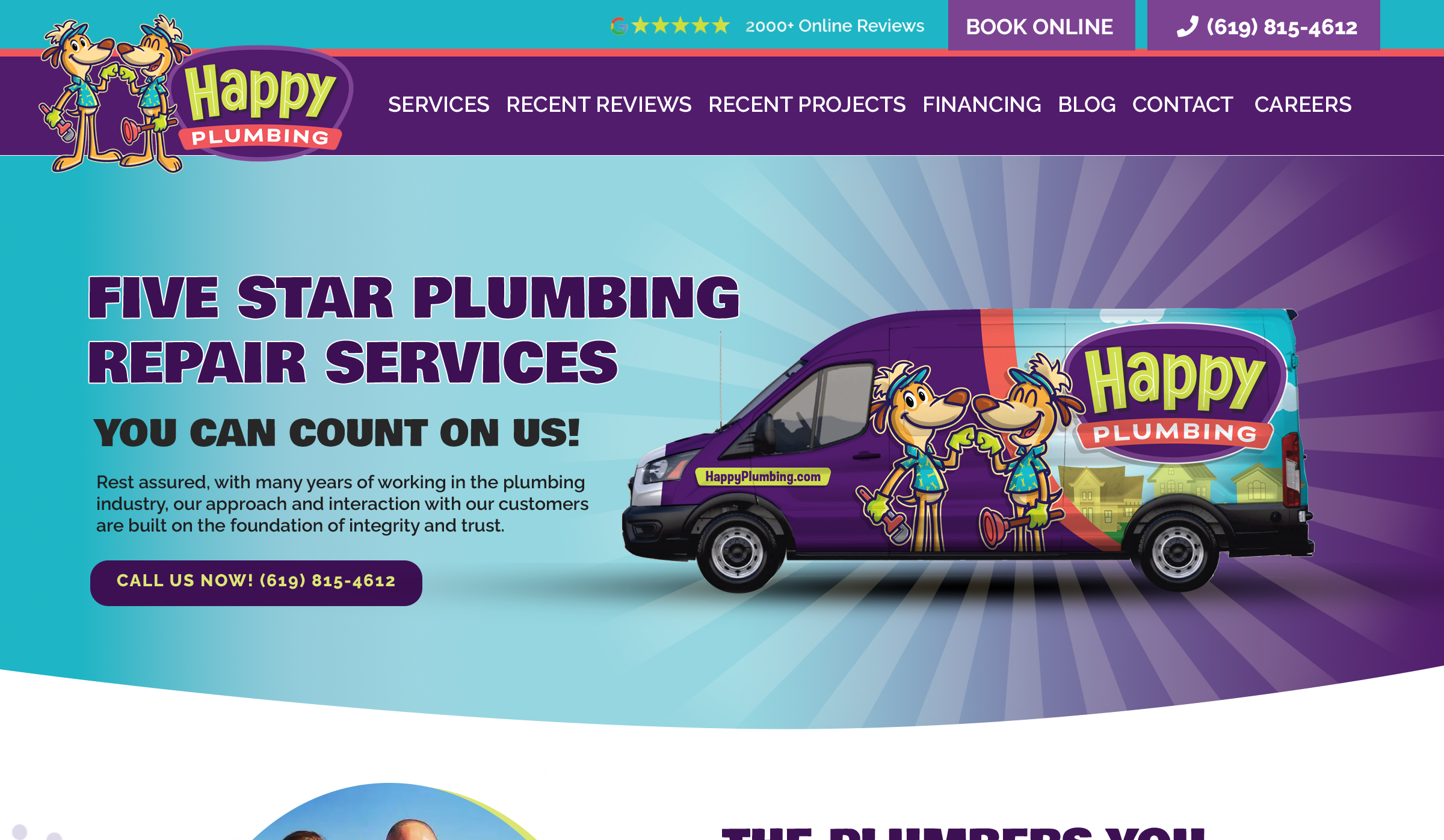 Plumbing Company Website