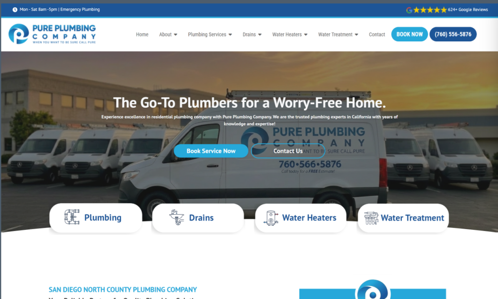 Plumbing Website Design