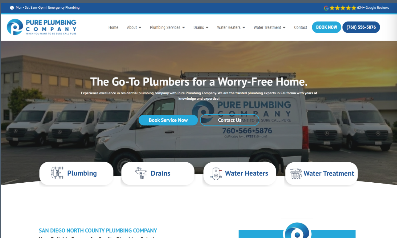 Plumbing Website Design